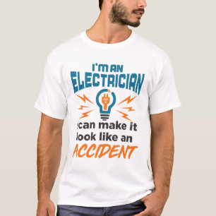 Ich bin ein Elektriker, der es zu einem Unfall mac T-Shirt