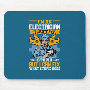 Ich bin ein Elektriker Mousepad