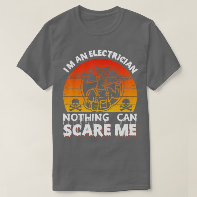 Ich bin ein Elektriker und nichts kann mich kümmer T-Shirt (Design vorne)