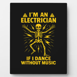 Ich bin ein Elektriker, wenn ich ohne Musik tanze Fotoplatte