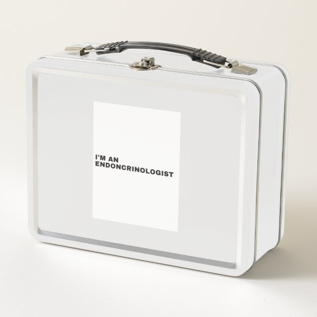 ICH BIN EIN ENDOKRINOLOGE METALL BROTDOSE (Vorderseite)