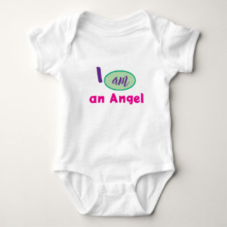 Ich bin ein Engel Baby Strampler