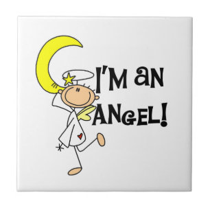 Ich bin ein Engel T-Shirts und Geschenke Fliese