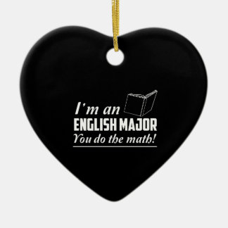 Ich bin ein englischer Major Keramikornament