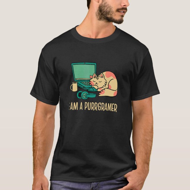 Ich bin ein Entwickler-Nerd-Entwickler-Client T-Shirt (Vorderseite)