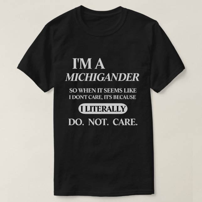 ICH BIN EIN (ERBE ODER LOKATION), DAS ICH LITERAL  T-Shirt (Design vorne)