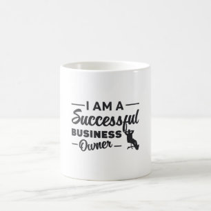 Ich bin ein erfolgreiches Geschenk von Boss CEO Kaffeetasse