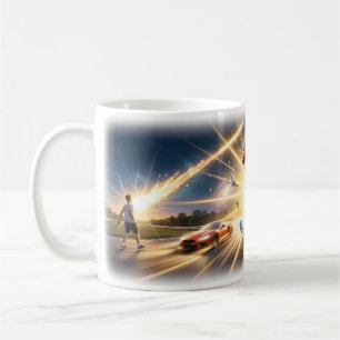 Ich bin ein erfolgreiches kosmische Energie-Tasse Kaffeetasse