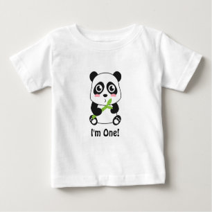 Ich bin ein, erster Geburtstag, niedlicher Baby T-shirt