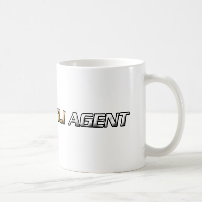 Ich bin ein FBI-Agent Tasse (Rechts)