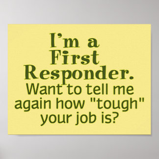 Ich bin ein First Responder... Poster