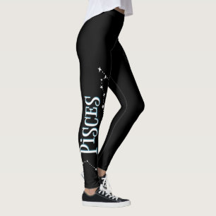 Ich bin ein Fisch-Mädchen. Trendy Pisces Zodiac Si Leggings