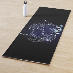 Ich bin ein Fisch-Mädchen. Trendy Pisces Zodiac Si Yogamatte