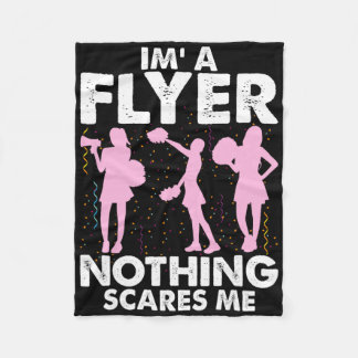 Ich bin ein Flyer, nichts schreckt mich Cheer Chee Fleecedecke