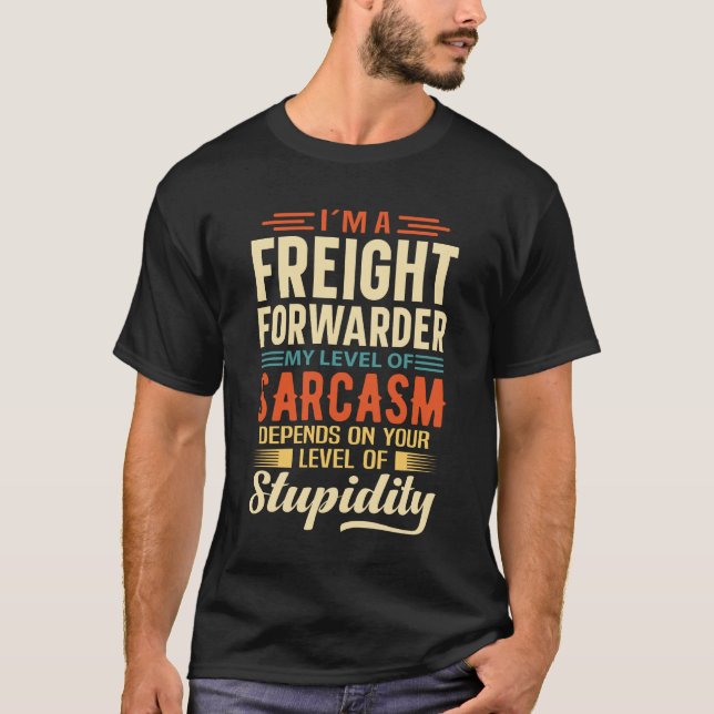 Ich bin ein Frachtführer T-Shirt (Vorderseite)