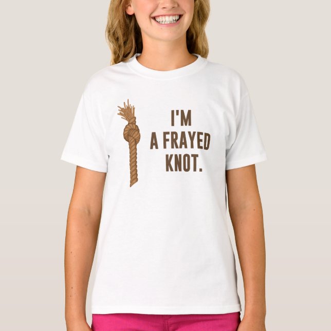 Ich bin ein Frayed Knot T-Shirt (Vorderseite)