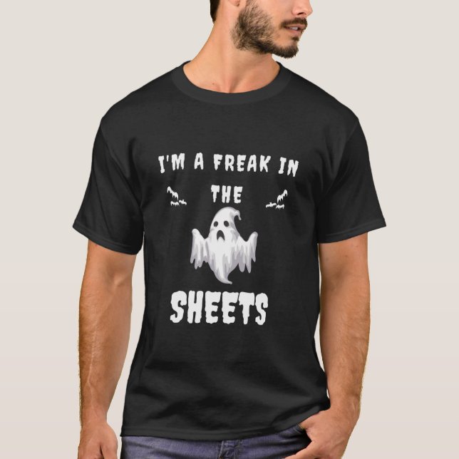 Ich bin ein Freak im Halloween-Geist T-Shirt (Vorderseite)