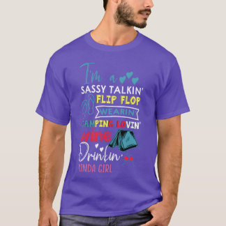Ich bin ein frech redender, Flip-Flops tragender, T-Shirt