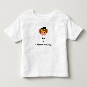 Ich bin ein freudlicher Affe Kleinkind T-shirt