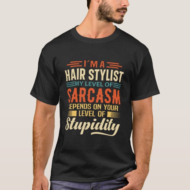 Ich bin ein Friseur T-Shirt (Vorderseite)