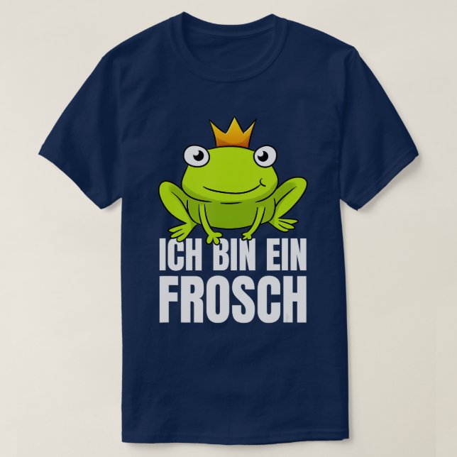 Ich bin Ein Frosch Frosch Lover T-Shirt (Design vorne)