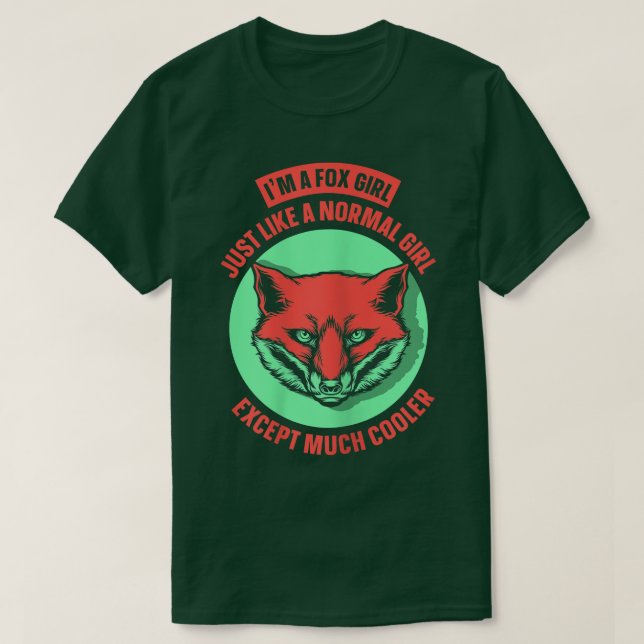 Ich bin ein Fuchmädchen-T - Shirt (Design vorne)