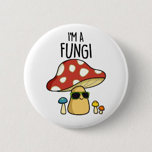 Ich bin ein Fungi-Pilzpuppen Button