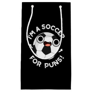 Ich bin ein Fußball für Puns Funny Sports Pun Dark Kleine Geschenktüte