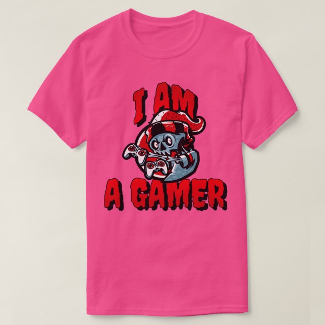 Ich bin ein Gamer Gaming T-Shirt (Design vorne)