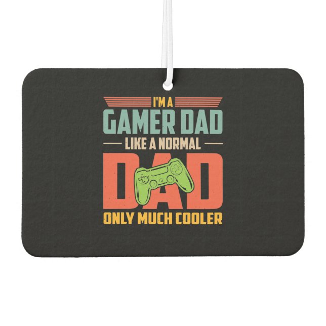 Ich bin ein Gamer-Vater Autolufterfrischer (Vorderseite)
