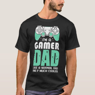 Ich bin ein Gamer-Vater-Videospieleprofessor zum V T-Shirt
