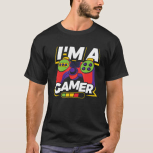 Ich bin ein Gamer Video Game Player Nerd Geek PC C T-Shirt