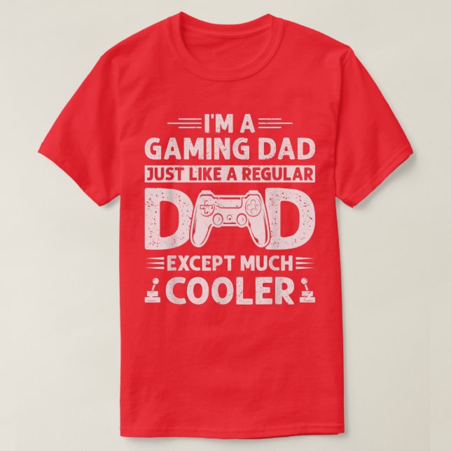 Ich bin ein Gaming Vater Console Gamer Video Game  T-Shirt (Design vorne)