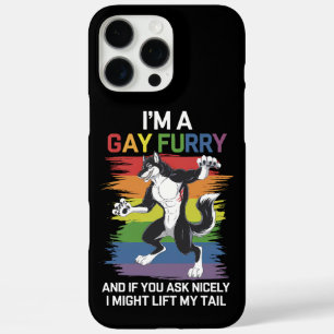 Ich bin ein Gay Furry Fox Rainbow LGBTQ Pride iPhone 16 Pro Max Hülle