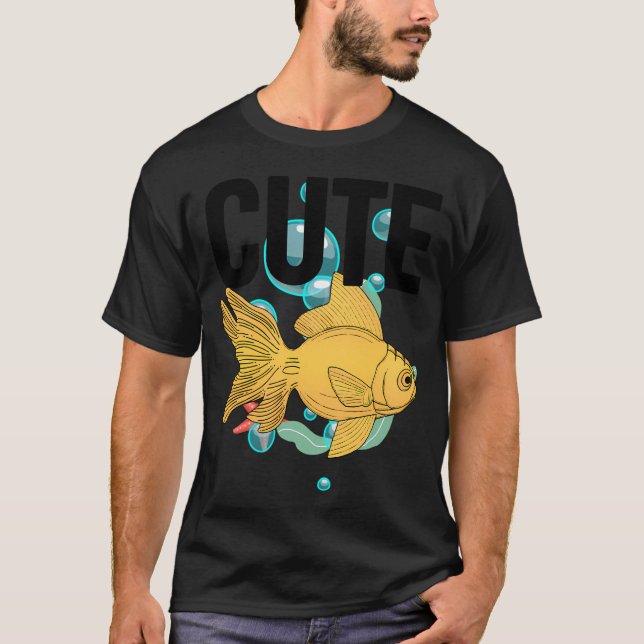 Ich bin ein gelber Fisch T-Shirt (Vorderseite)