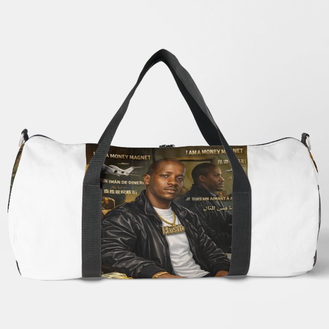 ICH BIN EIN GELDMAGNET DUFFEL-TASCHEN DUFFLE BAG (Vorderseite)