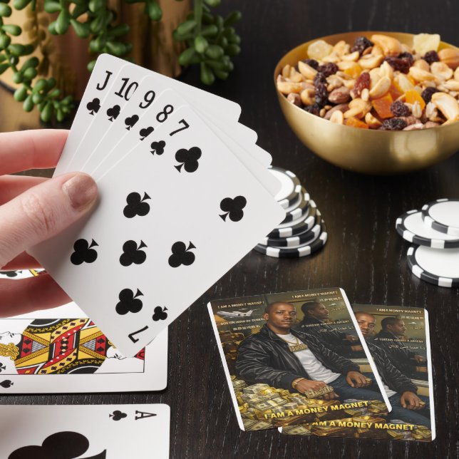 ICH BIN EIN GELDMAGNET-SPIELKARTEN SPIELKARTEN (In Situ)