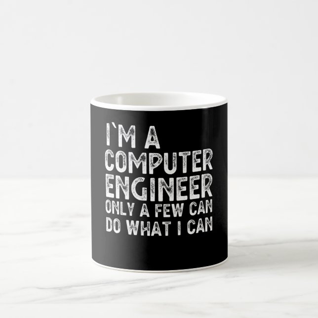 Ich bin ein Geschenk des Informatik-Ingenieurs Kaffeetasse (Mittel)
