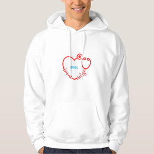 Ich bin ein Geschenk für das Herz der Krankenschwe Hoodie