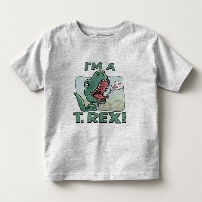 Ich bin ein Geschenk-Ideen T. Rex Dinosaur Kleinkind T-shirt (Vorderseite)