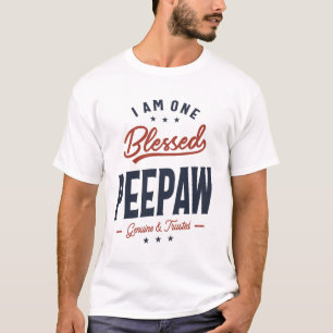 Ich bin ein gesegnetes Peepaw Design T-Shirt