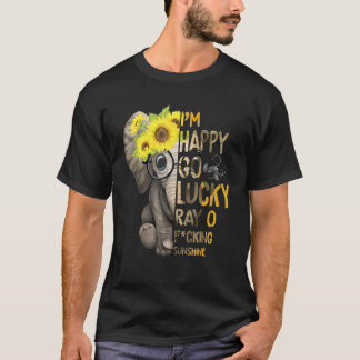 Ich bin ein glücklicher glücklicher Go-Glücksbring T-Shirt