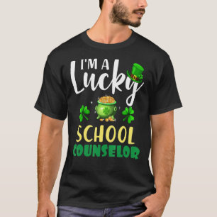 Ich bin ein glücklicher Schulberater, irisches Kle T-Shirt