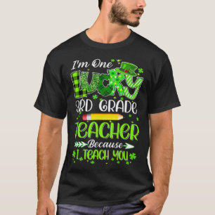 Ich bin ein Glückspilz 3. Klasse Lehrer Bleistift T-Shirt