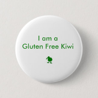 Ich bin ein Gluten-freies Kiwi-Abzeichen Button