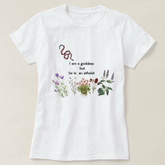 Ich bin ein Gott aber Er ist ein Atheist T-Shirt