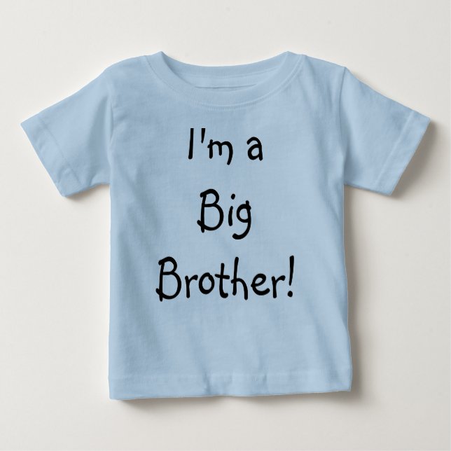 Ich bin ein großer Bruder! Baby T-shirt (Vorderseite)