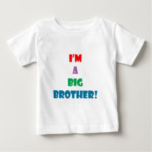 Ich bin ein großer Bruder-Text Baby T-shirt