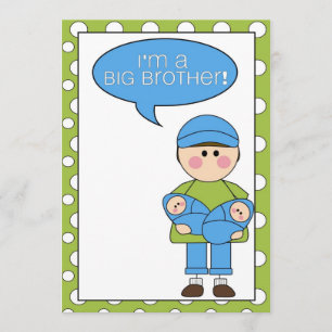 Ich bin ein großer Bruder (Zwillingsbrüder) Ankünd Ankündigung