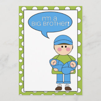 Ich bin ein großer Bruder (Zwillingsbrüder) Ankünd Ankündigung